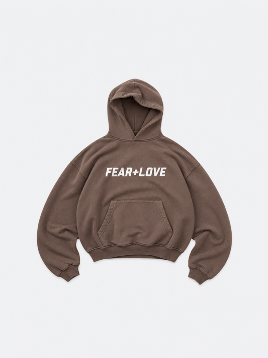Vintage Wash Hoodie Coffee