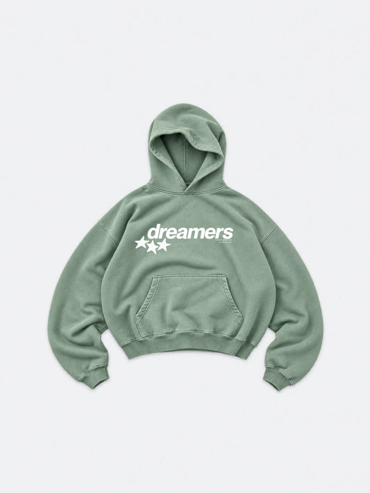 Dreamers Hoodie Sage Green